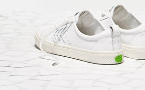 CATIBA Low Off White Leather Sneaker Men