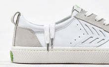 Load image into Gallery viewer, CATIBA Low Off White Leather Ice Suede Accents Sneaker Women
