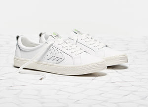 CATIBA Low Off White Leather Sneaker Men