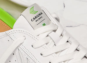 CATIBA Low Off White Leather Sneaker Women