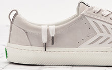 Load image into Gallery viewer, CATIBA Low Off White Suede Ivory Logo Sneaker Women
