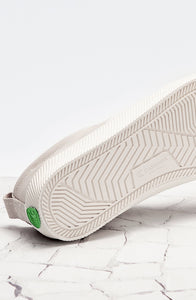 CATIBA Low Off White Suede Ivory Logo Sneaker Women