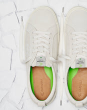 Load image into Gallery viewer, CATIBA Low Off White Suede Ivory Logo Sneaker Women
