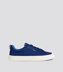 IBI Low Mineral Blue Knit Sneaker Women