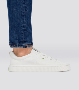 IBI Low Off White Knit Sneaker Men