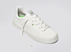 IBI Low Off White Knit Sneaker Men