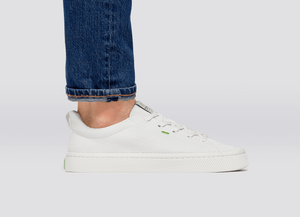 IBI Low Off White Knit Sneaker Men