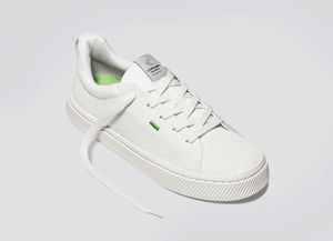 IBI Low Off White Knit Sneaker Women