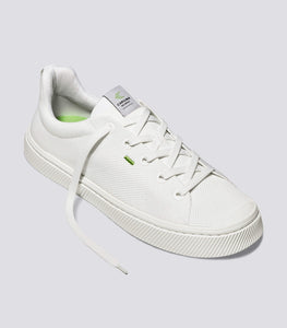 IBI Low Off White Knit Sneaker Women