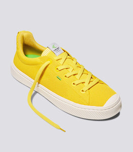 IBI Low Sun Yellow Knit Sneaker Men