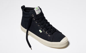 OCA High Black Canvas Sneaker Men