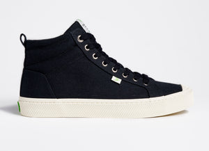 OCA High Black Canvas Sneaker Men