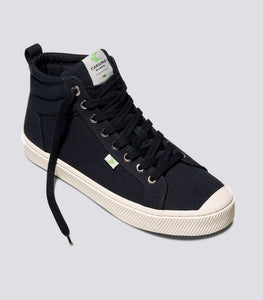OCA High Black Canvas Sneaker Women