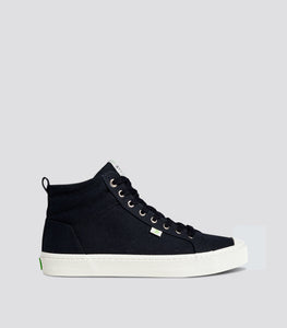 OCA High Black Canvas Sneaker Men