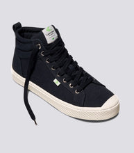 Load image into Gallery viewer, OCA High Black Canvas Sneaker Men
