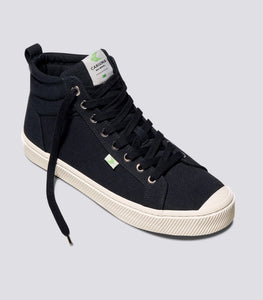 OCA High Black Canvas Sneaker Men