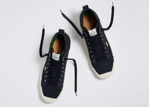 OCA High Black Canvas Sneaker Men