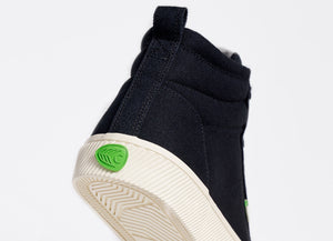 OCA High Black Canvas Sneaker Women