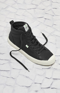OCA High Black Premium Leather Sneaker Women