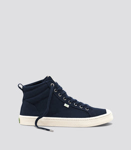 OCA High Navy Canvas Sneaker Men