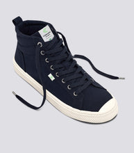Load image into Gallery viewer, OCA High Navy Canvas Sneaker Women
