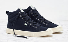 Load image into Gallery viewer, OCA High Navy Canvas Sneaker Women
