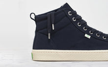 Load image into Gallery viewer, OCA High Navy Canvas Sneaker Women

