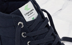 OCA High Navy Canvas Sneaker Women