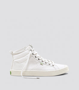 OCA High Off White Canvas Sneaker Men