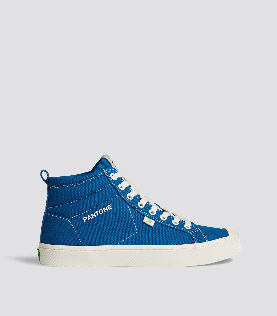 OCA High Pantone Classic Blue Canvas Contrast Thread Sneaker Women