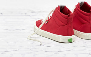 OCA High Red Canvas Sneaker Men