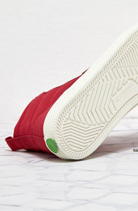 OCA High Red Canvas Sneaker Women