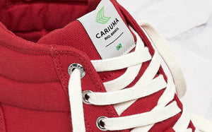 OCA High Red Canvas Sneaker Men