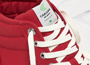 OCA High Red Canvas Sneaker Women