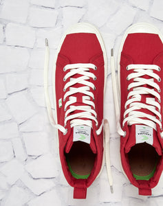 OCA High Red Canvas Sneaker Men