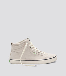 OCA High Stripe Off White Suede Sneaker Women