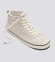 Load image into Gallery viewer, OCA High Stripe Off White Suede Sneaker Women
