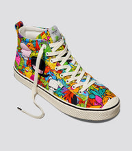 Load image into Gallery viewer, OCA High Stripe Toz Canvas Sneaker Women

