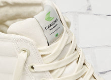 Load image into Gallery viewer, OCA High Stripe White Canvas Sneaker Women
