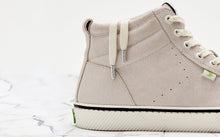 Load image into Gallery viewer, OCA High Stripe Off White Suede Sneaker Women
