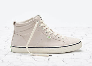 OCA High Stripe Off White Suede Sneaker Men