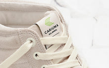 Load image into Gallery viewer, OCA High Stripe Off White Suede Sneaker Women
