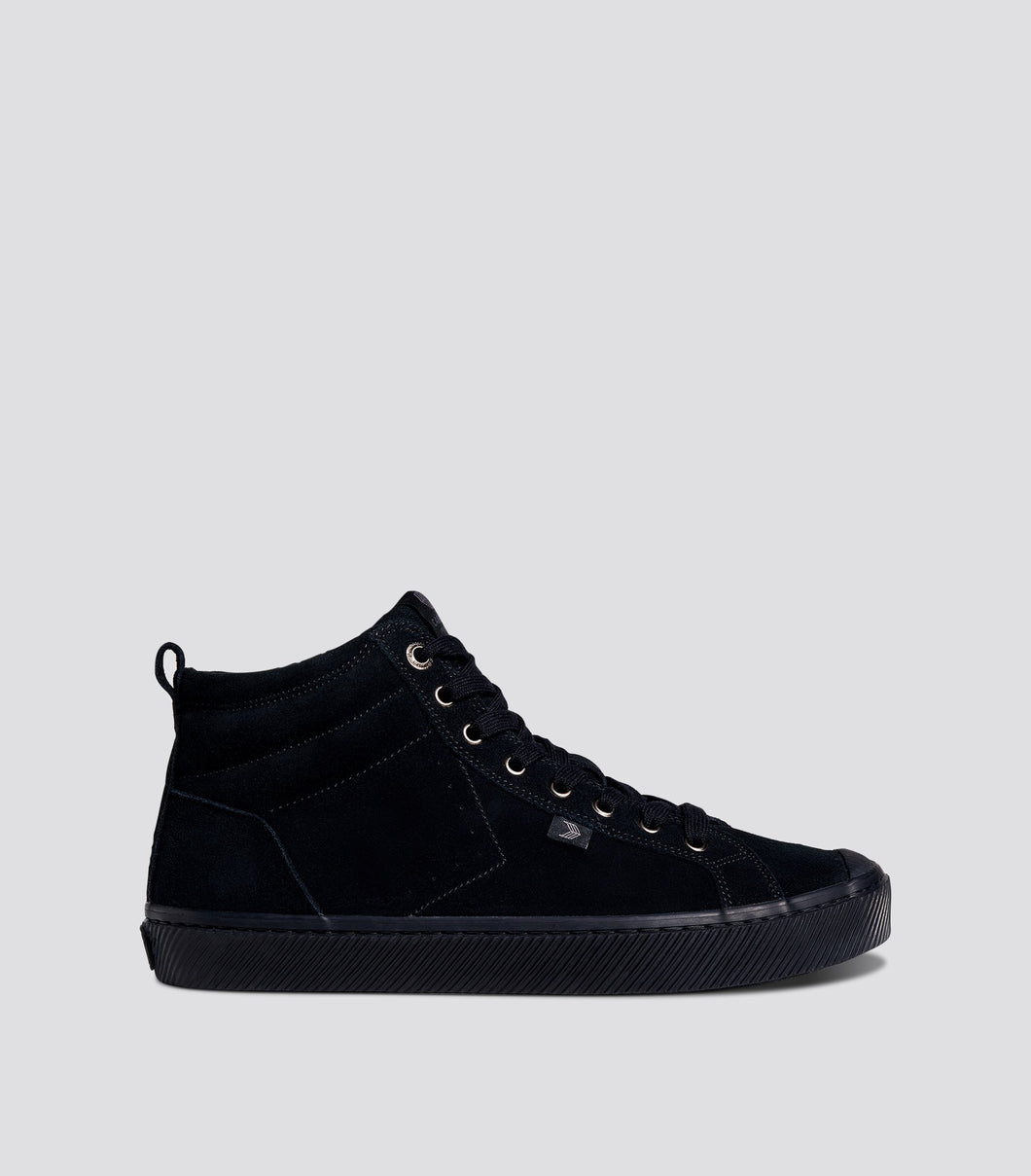 OCA High All Black Suede Sneaker Women