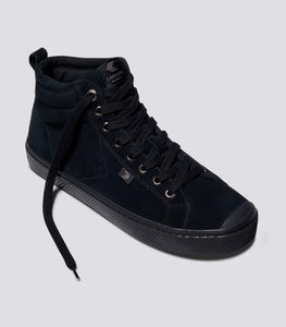 OCA High All Black Suede Sneaker Women
