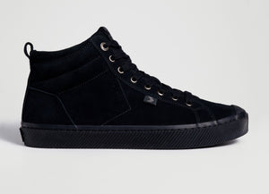 OCA High All Black Suede Sneaker Women