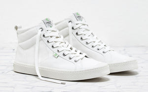 OCA High Off White Canvas Sneaker Men