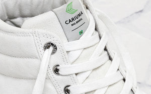 OCA High Off White Canvas Sneaker Women
