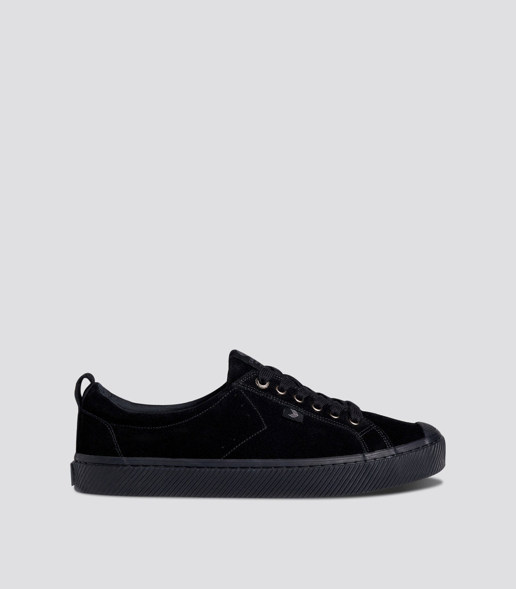 OCA Low All Black Suede Sneaker Men