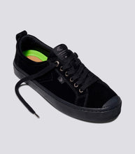 Load image into Gallery viewer, OCA Low All Black Suede Sneaker Men
