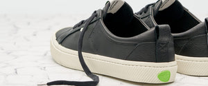 OCA Low Black Premium Leather Sneaker Women